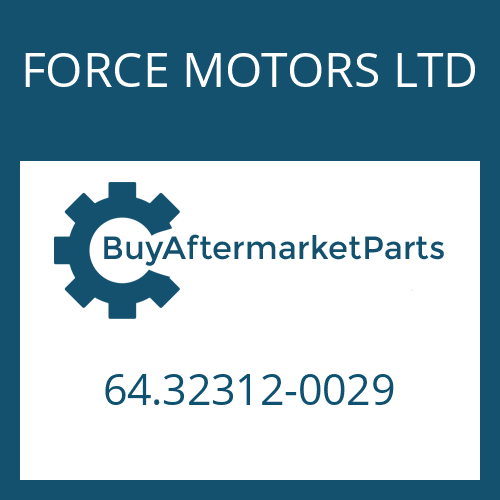 FORCE MOTORS LTD 64.32312-0029 - SHIM