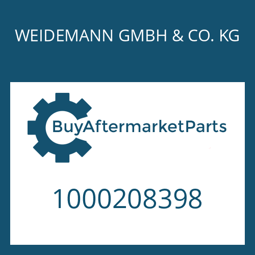 WEIDEMANN GMBH & CO. KG 1000208398 - SHIM