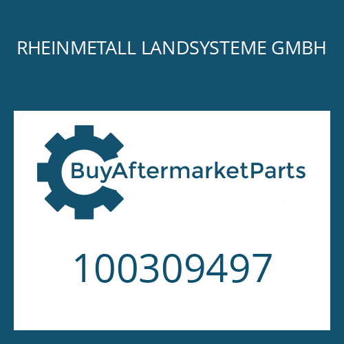 RHEINMETALL LANDSYSTEME GMBH 100309497 - WASHER