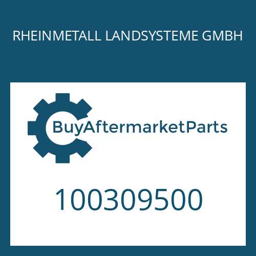 RHEINMETALL LANDSYSTEME GMBH 100309500 - WASHER