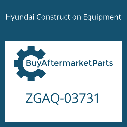 Hyundai Construction Equipment ZGAQ-03731 - WASHER