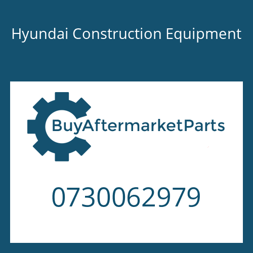 Hyundai Construction Equipment 0730062979 - RING