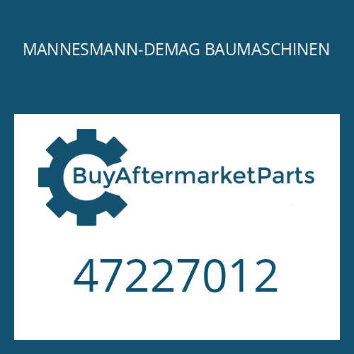 MANNESMANN-DEMAG BAUMASCHINEN 47227012 - SHIM