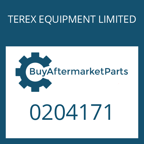 TEREX EQUIPMENT LIMITED 0204171 - THRUST WASHER