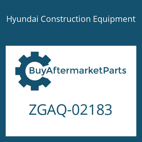 Hyundai Construction Equipment ZGAQ-02183 - WASHER