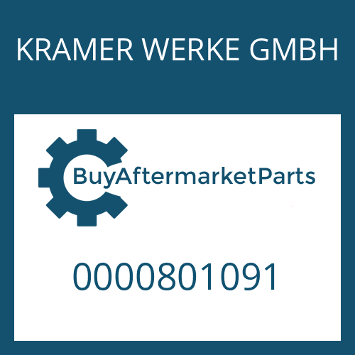 KRAMER WERKE GMBH 0000801091 - WASHER