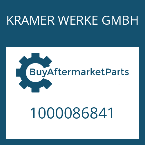 KRAMER WERKE GMBH 1000086841 - THRUST WASHER