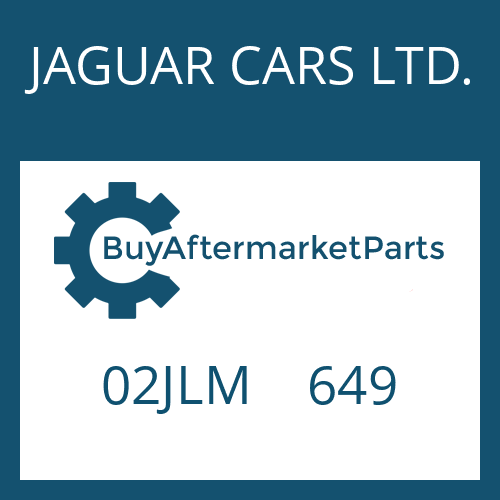 JAGUAR CARS LTD. 02JLM 649 - SEALING RING