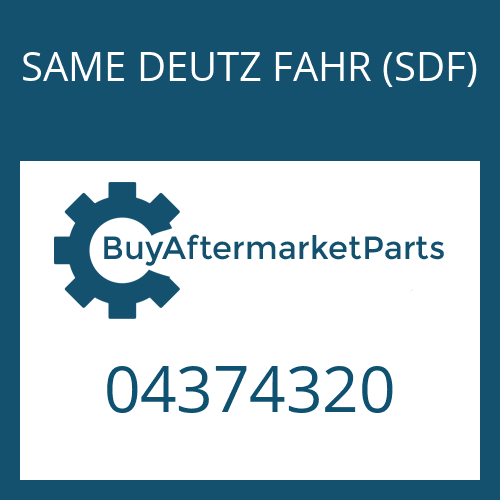 SAME DEUTZ FAHR (SDF) 04374320 - RING