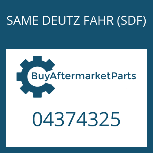 SAME DEUTZ FAHR (SDF) 04374325 - RING