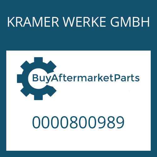 KRAMER WERKE GMBH 0000800989 - RING