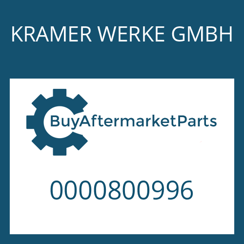 KRAMER WERKE GMBH 0000800996 - RING