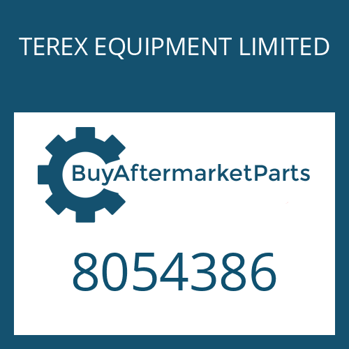 TEREX EQUIPMENT LIMITED 8054386 - WASHER