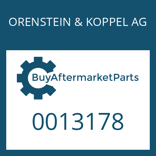 ORENSTEIN & KOPPEL AG 0013178 - COMPR.SPRING
