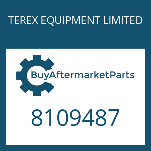 TEREX EQUIPMENT LIMITED 8109487 - ROUND SEALING RING