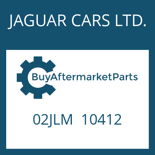 JAGUAR CARS LTD. 02JLM 10412 - O-RING