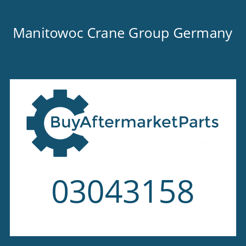 Manitowoc Crane Group Germany 03043158 - SHAFT SEAL
