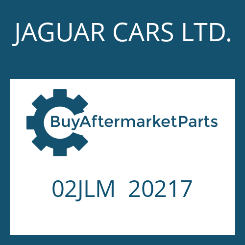 JAGUAR CARS LTD. 02JLM 20217 - ROUND SEALING RING