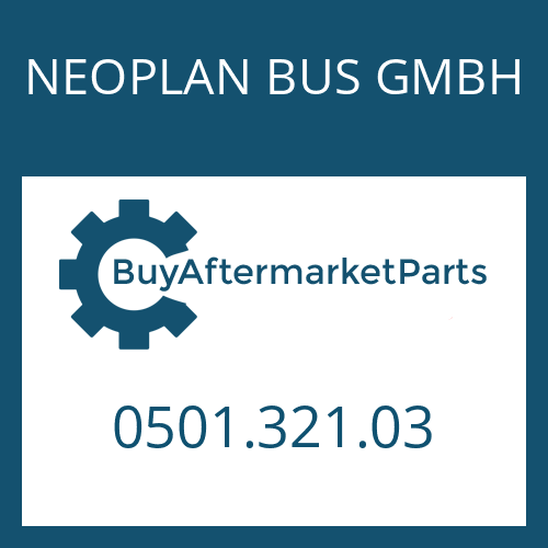 NEOPLAN BUS GMBH 0501.321.03 - WELLENDICHTRING