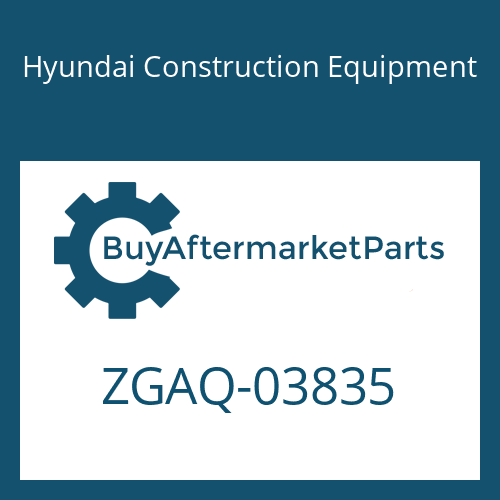 Hyundai Construction Equipment ZGAQ-03835 - SCREW-TORX