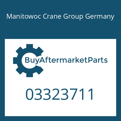 Manitowoc Crane Group Germany 03323711 - SLOTTED NUT