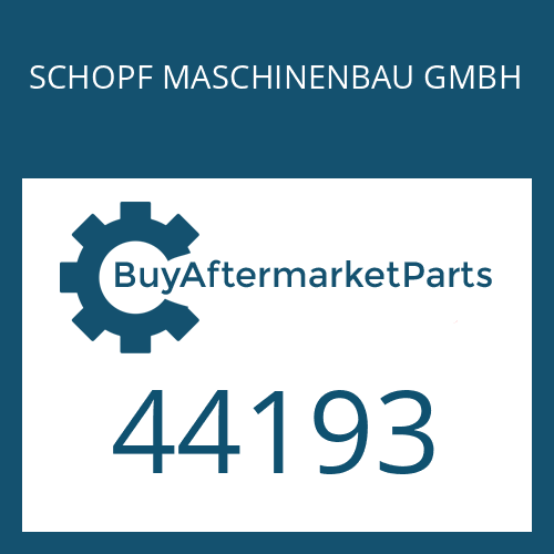 SCHOPF MASCHINENBAU GMBH 44193 - SHAFT SEAL