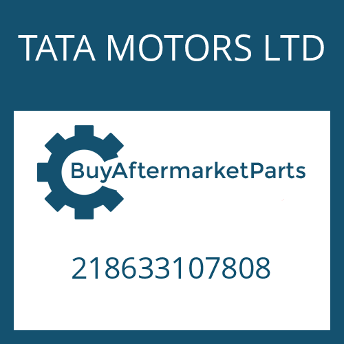 TATA MOTORS LTD 218633107808 - SHAFT SEAL