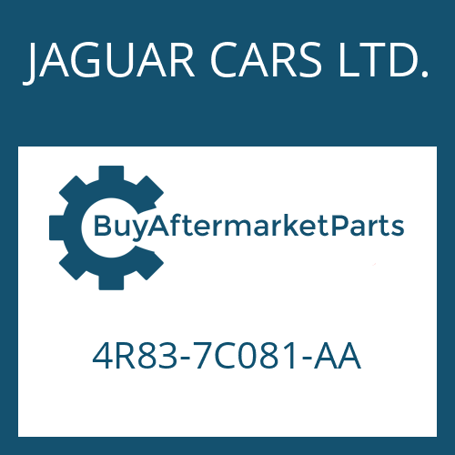 JAGUAR CARS LTD. 4R83-7C081-AA - SHAFT SEAL