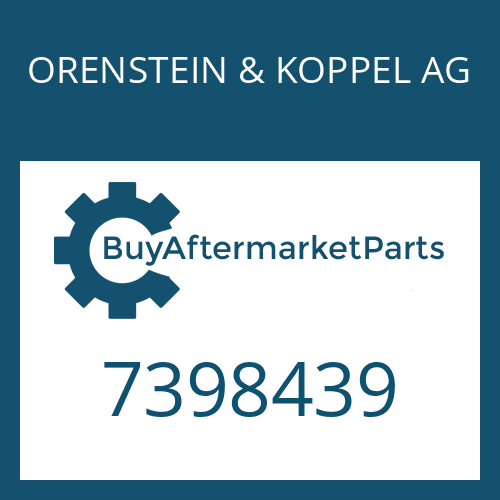 ORENSTEIN & KOPPEL AG 7398439 - NEEDLE CAGE