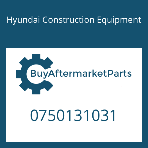 Hyundai Construction Equipment 0750131031 - INTAKE FILTER