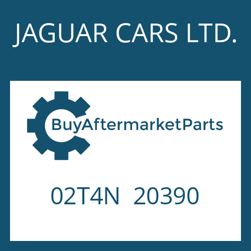 JAGUAR CARS LTD. 02T4N 20390 - MECHATRONIC for Heavy Equipment