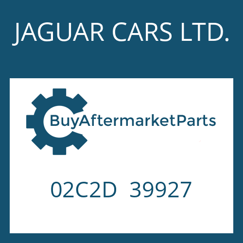 JAGUAR CARS LTD. 02C2D 39927 - MECHATRONIC