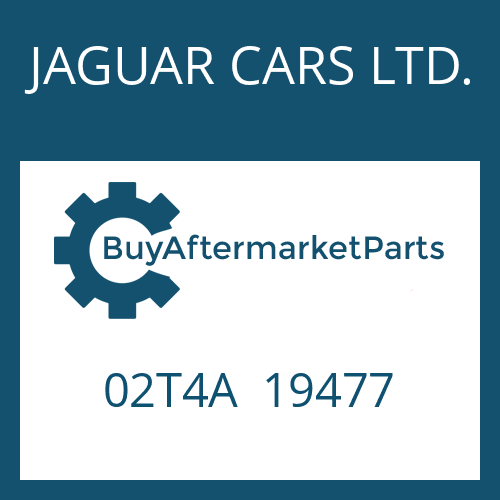 JAGUAR CARS LTD. 02T4A 19477 - WANDLER