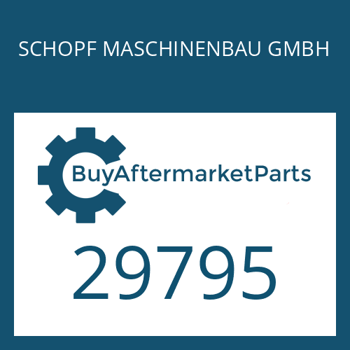 SCHOPF MASCHINENBAU GMBH 29795 - SPEEDOMETER PINION