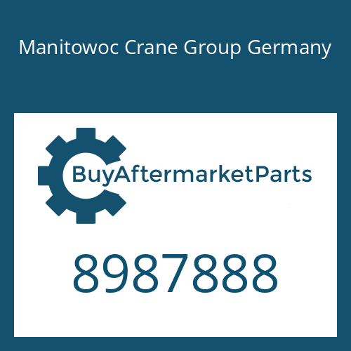 Manitowoc Crane Group Germany 8987888 - SLIDING SLEEVE