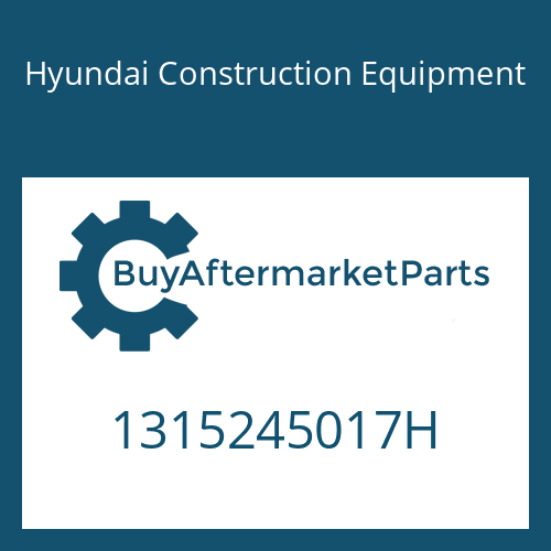 Hyundai Construction Equipment 1315245017H - TUBE LINE