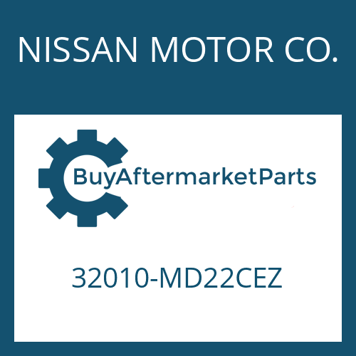 NISSAN MOTOR CO. 32010-MD22CEZ - 6 AS 420 V