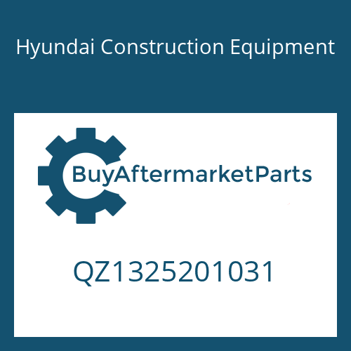 Hyundai Construction Equipment QZ1325201031 - GEARBOX HOUSING