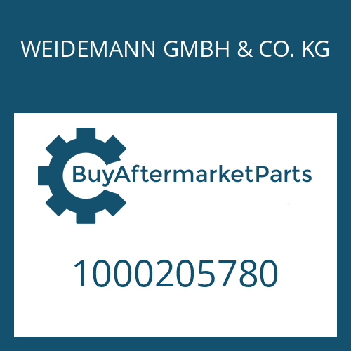 WEIDEMANN GMBH & CO. KG 1000205780 - SPUR GEAR