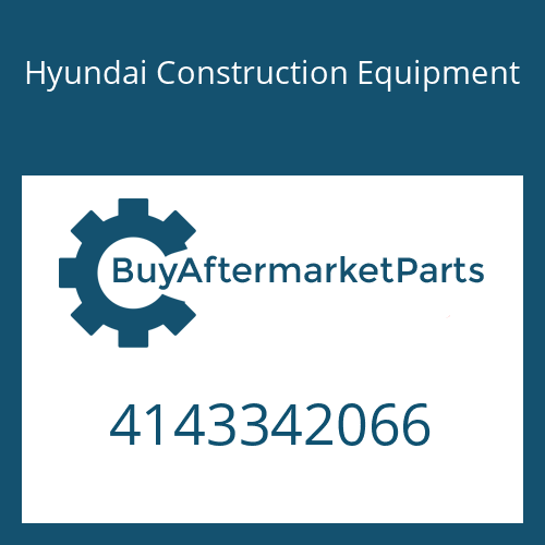 Hyundai Construction Equipment 4143342066 - PUMP SHAFT