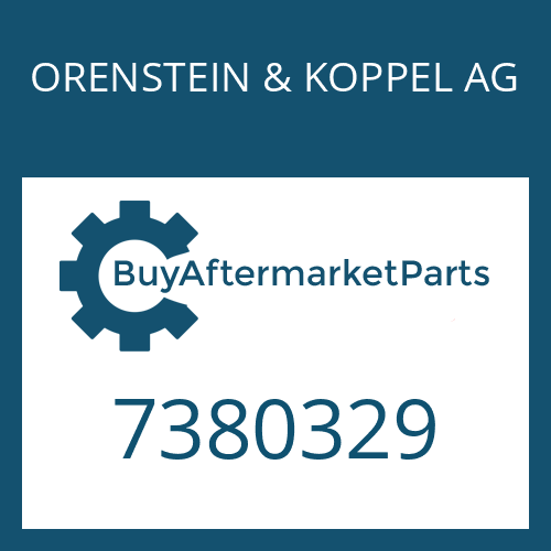 ORENSTEIN & KOPPEL AG 7380329 - GASKET
