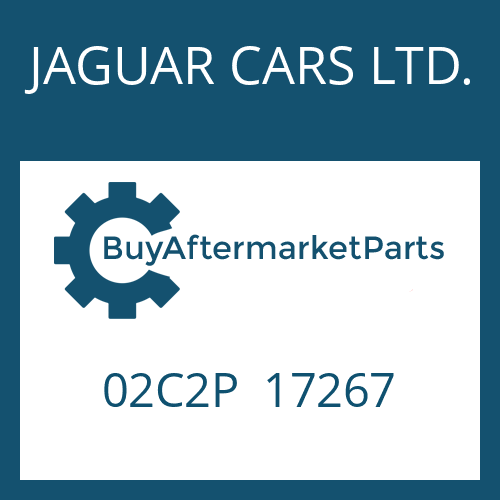 JAGUAR CARS LTD. 02C2P 17267 - CONVERTER