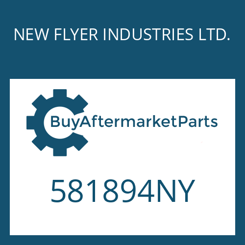 NEW FLYER INDUSTRIES LTD. 581894NY - 6 AP 1700 B