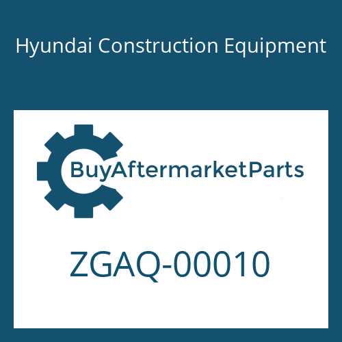 Hyundai Construction Equipment ZGAQ-00010 - SPACER-RING