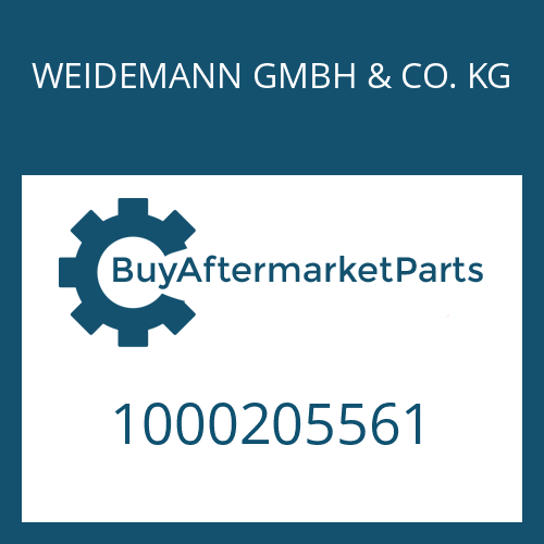 WEIDEMANN GMBH & CO. KG 1000205561 - AXLE CASING