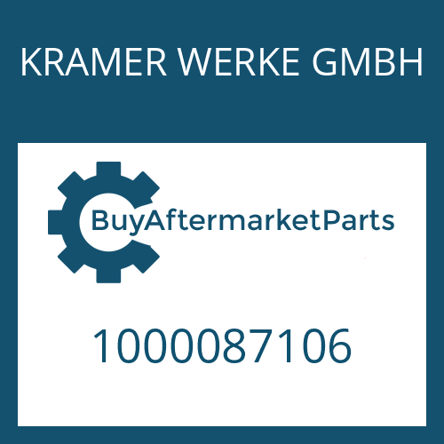KRAMER WERKE GMBH 1000087106 - HUB