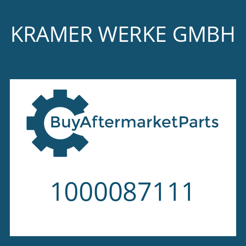 KRAMER WERKE GMBH 1000087111 - TAB WASHER