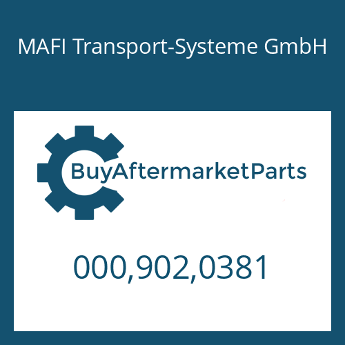 MAFI Transport-Systeme GmbH 000,902,0381 - CYLINDER