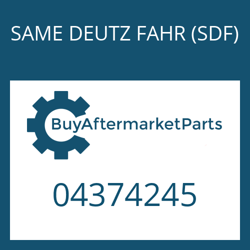 SAME DEUTZ FAHR (SDF) 04374245 - THRUST WASHER