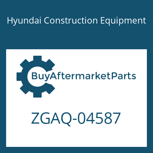 Hyundai Construction Equipment ZGAQ-04587 - HUB ASSY-WHEEL